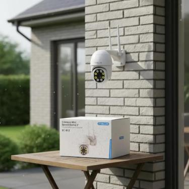 Imagem de Camera De Segurança Wifi Externa Ip Visão Noturna Ip66 1080p - it blue