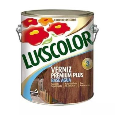 Imagem de Verniz Madeira Base Água Incolor Brilhante 3,6l Lukscolor, Incolor
