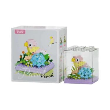 Imagem de Blocos De Montar Papagaio Kawaii: Brinquedo Educacional Criativo Para 