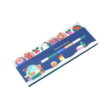Imagem de Blocos De Notas Adesivas De Natal Com Desenhos Animados Fofos Para Est