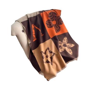 Imagem de Elegante Xale De Pashmina Imitação De Cashmere Grosso E Quente Com Pad