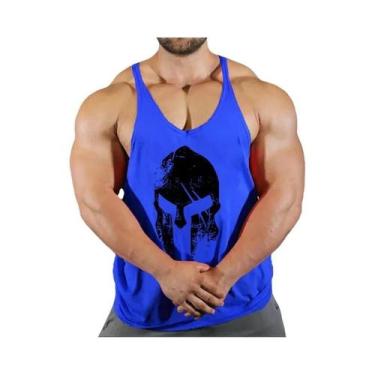 Imagem de Colete Masculino Sem Mangas Para Fitness E Corrida, Cor Sólida, Respir