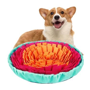 Imagem de Tapete de farejar para cães, jogo de alimentação interativo de animais, tapete de alimentação farejador de cães | para viagem, quintal, sala de estar, varanda, apartamento, raças pequenas a grandes