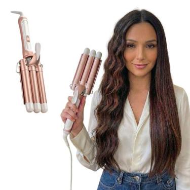 Imagem de Triondas 32mm Modelador Ondulador de Cachos Profissional de Cerâmica F