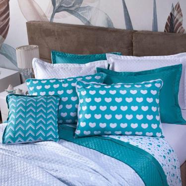 Imagem de Kit Cobre Leito Dupla Face C/ Almofada Casal 06 Peças