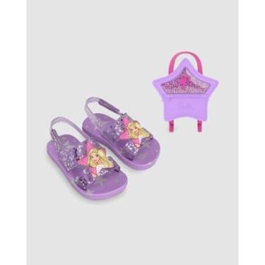 Imagem de Sandália Infantil Grendene Kids Barbie PopStar Bag-Feminino