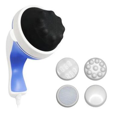 Imagem de Massageador Corporal Elétrico Portátil Orbital Profissional 3 Em 1 Na Cor Branco Dellamed Beauty-Unissex