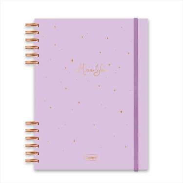 Imagem de Caderno Cadersil college 1M miss you criativo 80 folhas