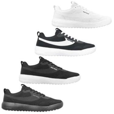 Imagem de Tênis Mormaii Flexer Casual Masculino Confortável Original, Branco, 40