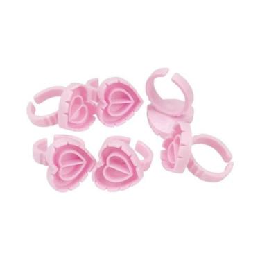 Imagem de Copo De Cola Descartável De Plástico Em Formato De Coração Para Extens