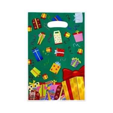 Imagem de Sacolas Plásticas De Bolinhas 20un. Lembrancinhas De Aniversário Infan