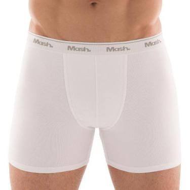 Imagem de Cueca Boxer Longa Mash Ref. 070.40, P, Branco