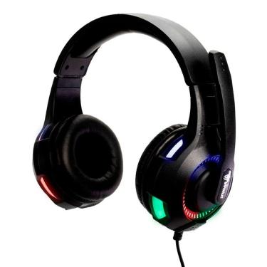 Imagem de Headset Gamer Evolut Rival, Led Rgb, Driver 40mm, Usb, P3, Preto - Eg-307