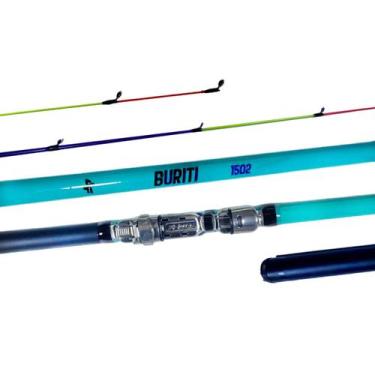 Imagem de Vara Pesca Molinete Albatroz Buriti 2102 2,10m 5-10LBS 2 Partes - Alba