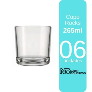 Imagem de Kit Copos Whisky Bar Rocks Nadir 265ml - 6 ou 12, 06 unidades