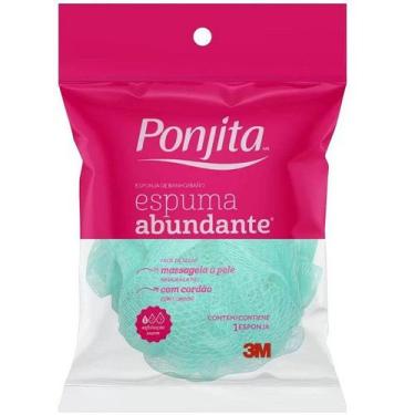 Imagem de Esponja para Banho Espuma Abundante Ponjita, Verde