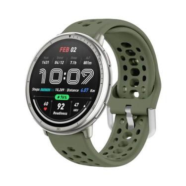 Imagem de Pulseira De Silicone Respirável Para Relógio Amazfit Active 2 Neo Bip 