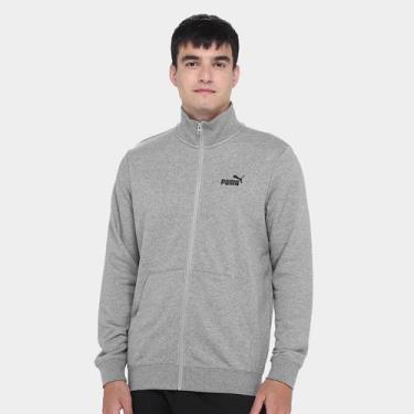 Imagem de Jaqueta Puma No. 1 Track Masculina, Cinza, M