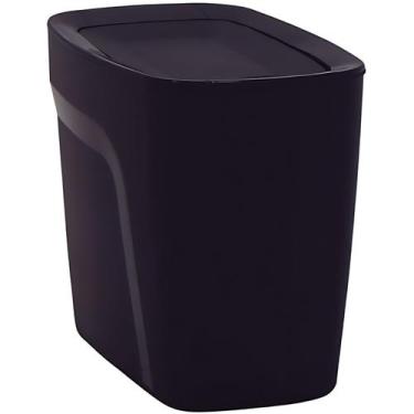 Imagem de Lixeira Compact Basculante Tramontina Preto 6,5L Cozinha