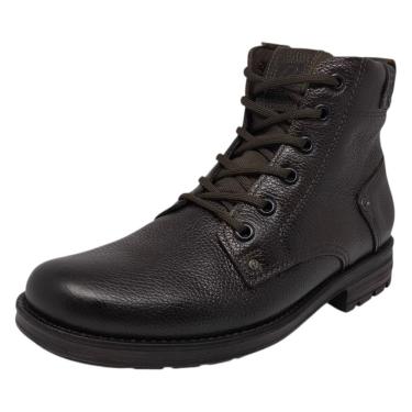 Imagem de Bota Coturno Masculina Conforto em Couro Pegada