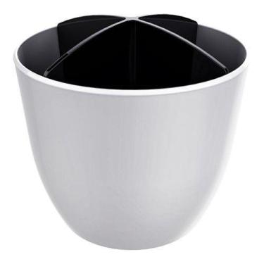 Imagem de Escorredor de Talheres e Utensílios Branco - Crippa, Preto