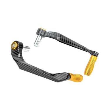 Imagem de Protetor De Mão Para Guidão De Motocicleta Em Liga De Alumínio Com Ala