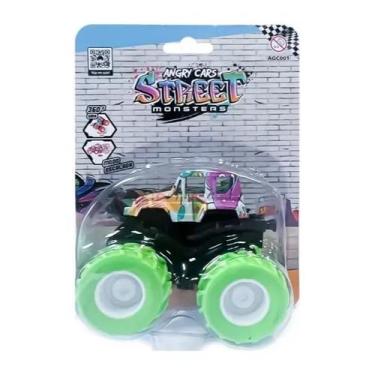 Imagem de Carrinho Angry Cars Street Monsters Gira 360º Blister Sortido - Sapico