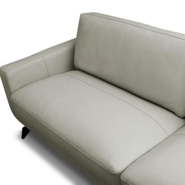 Imagem de Sofá 4 Lugares Para Sala Living 270cm Vults L08 Couro Pérola - Mpozenato