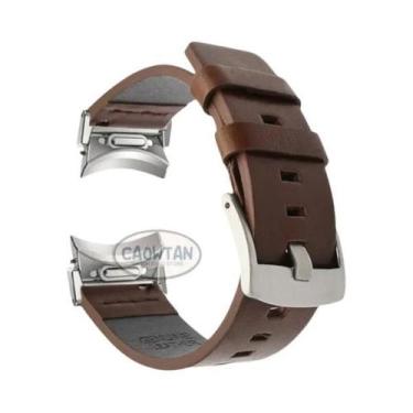 Imagem de Pulseira De Couro De 40 44mm Para Samsung Galaxy Watch 7 6 5 4 Com Fec