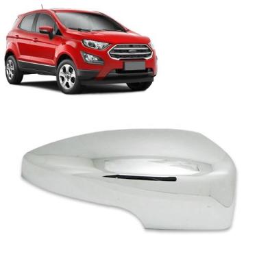 Imagem de Aplique Cromado para Capa Retrovisor Ecosport 2013 2014 2015 2016 2017