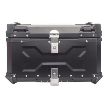 Imagem de Bau Moto Traseiro 65 Litros Universal Aluminio Anti-roubo Nf - TRONOS,