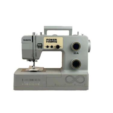 Imagem de Máquina de Costura Eletrônica JAGUAR POWER FABRIQ 23A - Yamata, Cinza,