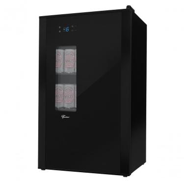 Imagem de Cervejeira Fischer Infinity Multi 92L com Porta de Vidro Duplo Preto 110V