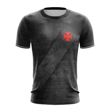 Imagem de Camisa Vasco da Gama Oficial Herança Plus Size Libertadores 98 Preta Camiseta Original Histórica-Masculino