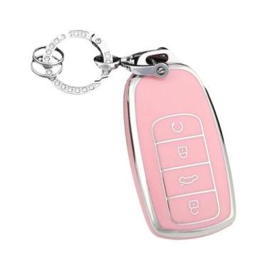 Imagem de Capa Protetora Roxa De TPU Para Chave De Carro Chery Tiggo 8 pro 8 plu