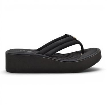 Imagem de Tamanco Modare Ultra Conforto Plataforma Dedo Massageador -, Preto, 35
