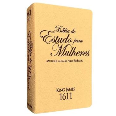 Imagem de Bíblia de estudo para mulheres  king james  capa luxo salmão - BVBOOKS
