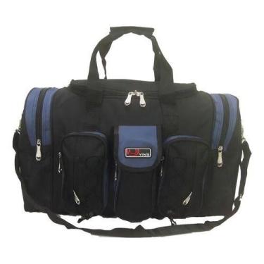 Imagem de Bolsa sacola reforçado c/ correia média p/ viagens 40l yin's, Padrão