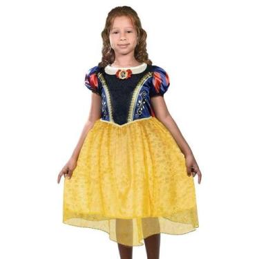 Imagem de Fantasia Infantil Premium Branca de Neve Original Luxuosa - Super Magi