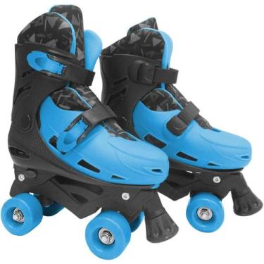 Imagem de Patins Roller Ajustável (37-40) Azul DMR6050 - DM TOYS