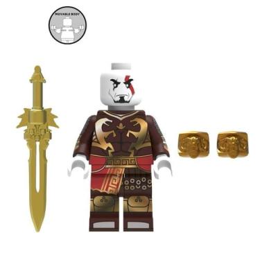 Imagem de Boneco Minifigura Kratos Armored God Of War - kopf