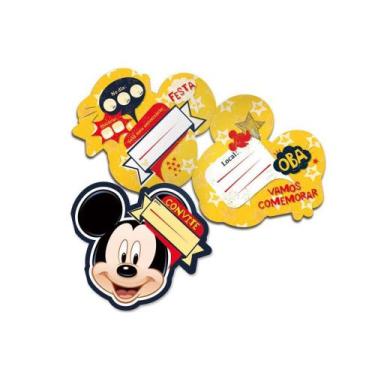 Imagem de Convite Mickey Clássico 8 Un - Aluá Festas