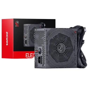 Imagem de Fonte de Alimentação Pcyes Eletro V2 750W ATX Para Pc Gamer Com 6  Cab