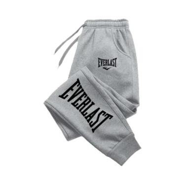 Imagem de Calças De Moletom Oversized Unissex EVERLAST, Calças De Corrida Street