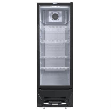 Imagem de Expositor de Bebidas Vertical Venax VV300 300L 1 Porta Preta Vidro Duplo com LED 220V