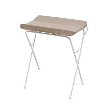 Imagem de Trocador Dobrável Infantil para Bebê Sand 7085 com Proteção Lateral Bege Galzerano