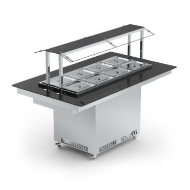 Imagem de New Buffet Restaurante Central Quente 8 Cubas NBRCQ8 220V - Refrimate