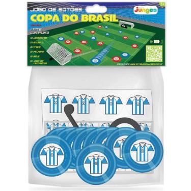 Imagem de Jogo de botao solapa com 1 time junges, Azul, UN