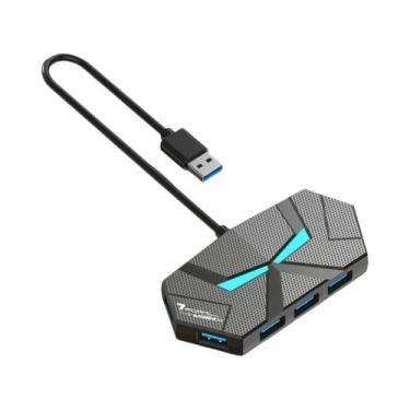 Imagem de Estação De Docking USB 3.0 Tipo C De Alta Velocidade Com 7 Portas 5Gbp