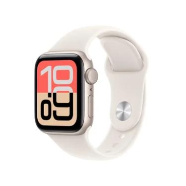 Imagem de Apple Watch Se 3 Gps - Caixa Estelar De Alumínio  40 Mm - Pulseira Esportiva Estelar  P/m